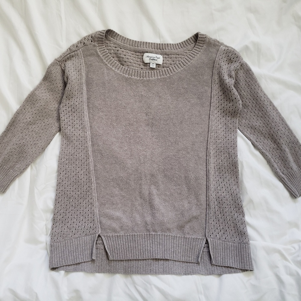 AMERICAN EAGLE OUTFITTERS Sweater with Eyelet